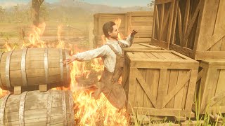 🔥🧨Dynamite amp Fire Bottle Gameplay 25  Red Dead Redemption 2 [upl. by Whiting]