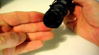 CREE SA9 Q5 LED 7W 400 Lumen Zoomable Flashlight Torchwmv [upl. by Viddah]