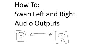 HOW TO SWAP LEFT AND RIGHT AUDIO OUTPUT [upl. by Layor771]