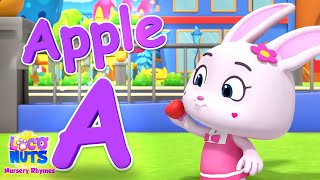 Phonics Song  Alphabet Song For Babies  Nursery Rhymes and Baby Songs  Kids Songs With Loco Nuts [upl. by Horan]