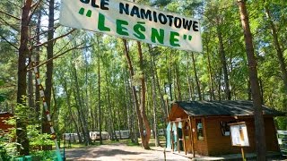 Pole namiotowe LEŚNE  Dębki ul Zakonna [upl. by Tesil]