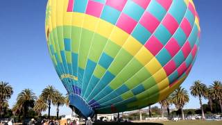 big hot air balloon get ready to take off [upl. by Bernardine807]