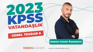 KPSS  Vatandaşlık Genel Tekrar 6  Emrah Vahap Özkaraca [upl. by Yrogiarc744]