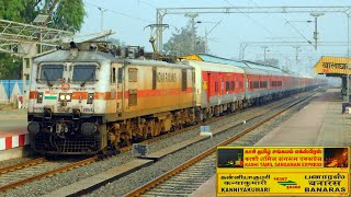 16368 Banaras  Kanniyakumari Kashi Tamil Sangamam Weekly Express Depart from Balaghat Junction [upl. by Ruttger]