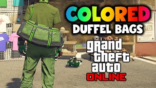 MODDED DUFFEL BAGS  HUSKY70 JOBS  GTA ONLINE 163 SAVE METHOD [upl. by Yhprum]