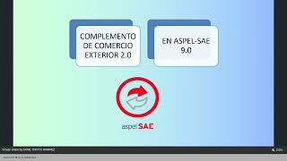 COMPLEMENTO DE COMERCIO EXTERIOR 20 EN ASPELSAE 90 [upl. by Lareine581]