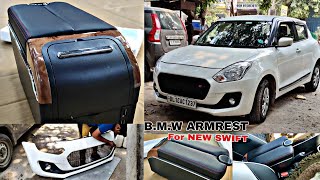 Swift 2022 Arm Rest 😎 BMW Type Full Installation With Deatils 💥 [upl. by Audre]