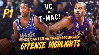 Vince Carter vs Tracy McGrady Offense Highlights Montage PART 1 RAPTORS  MAGIC YEARS [upl. by Elrem197]