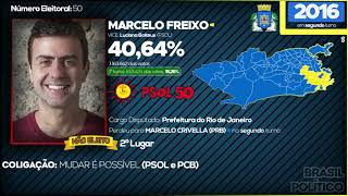 Jingle de Marcelo Freixo em 2016  Eleições para a prefeitura do Rio de JaneiroRJ [upl. by Atalanta]