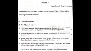 2024 BECE Junior Waec Mathematics Paper II Questions amp Answers [upl. by Aynom]