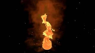 Realistic Fire Simulation With Sound Effects [upl. by Karp]