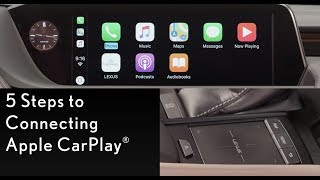 HowTo Connect to Apple CarPlay  Lexus [upl. by Connell860]