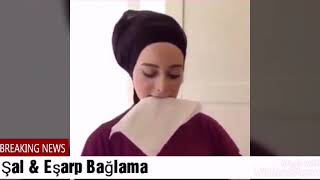 ÖNÜ GÜZEL DURAN EŞARP NASIL BAĞLANIR  YENİ EŞARP BAĞLAMA MODELLERİ  Hijab Tutorial [upl. by Atsirt390]