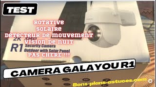 Test Avis Caméra solaire Galayou R1  caméra pas chère et performante [upl. by Ykciv]