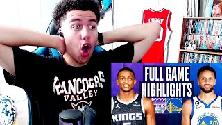 Warriors Fan Reacts  Sacramento Kings vs Golden State Warriors Full game Highlights [upl. by Cresa]