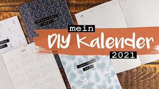 Mein DIY Kalender 2021  ausdrucken binden personalisieren [upl. by Yrannav]