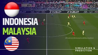 INDONESIA VS MALAYSIA  AFC ASIAN CUP  Pertandingan Langsung simulasi video game [upl. by Wenonah]