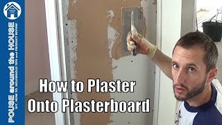 How to plaster a plasterboard wall beginners guide Plastering made easy for the DIY enthusiast [upl. by Marquet148]