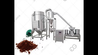 Alkalized Cocoa Powder Ultrafine Grinding Equipment [upl. by Adnima890]