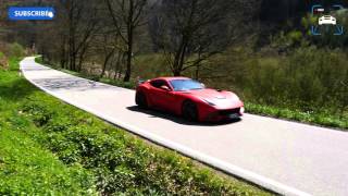 Ferrari F12 Novitec NLargo  BRUTAL LOUD F1 V12 Sound POV Accelerations Exhaust amp Autobahn Drive [upl. by Demahom]