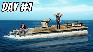 Transforming Abandoned Boat into a Houseboat  Ep 1 [upl. by Nedyarb868]