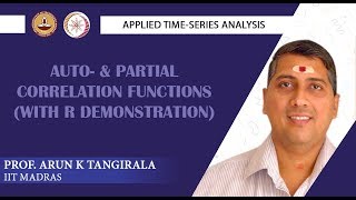 Lecture 16A Autocorrelation and Partial autocorrelation Functions with R Demonstration [upl. by Martres]