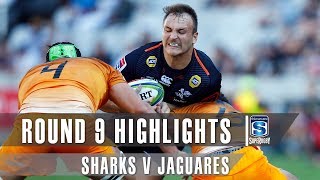 ROUND 9 HIGHLIGHTS Sharks v Jaguares – 2019 [upl. by Saint423]