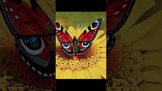 Woman transforms into a butterfly on AGT americagottalent magic ai [upl. by Oca]