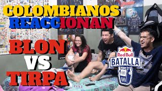 El REY OBTIENE su CORONA  COLOMBIANOS REACCIONAN a BLON vs TIRPA RED BULL ESPAÑA 2022 🔴 [upl. by Daitzman]