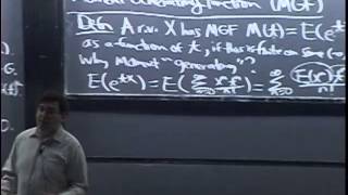 Lecture 17 Moment Generating Functions  Statistics 110 [upl. by Norel78]