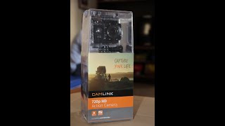 unboxing of Camlink 720p HD action camera  Food Rides [upl. by Lirba776]