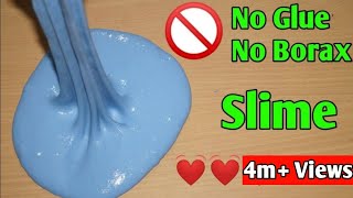 How To Make Slime Without Glue Or Borax l How To Make Slime With Flour and Sugar l DIY No Glue Slime [upl. by Constanta]