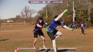 Sleepers vs Lockdown Legion  Flag Football [upl. by Creigh]