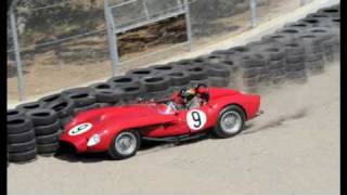 122 million Ferrari 250 TR Crash at the Monterey Historics HD [upl. by Ailin]