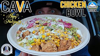 Cava® Chicken Bowl Review 🐔🥣  Happy New Year 🎉 theendorsement [upl. by Hak]