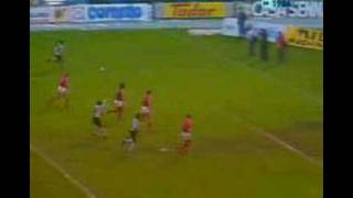 Sporting 7 Benfica 1  golo goal 5 Manuel Fernandes 1986 [upl. by Eustatius]