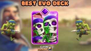 The BEST EVOLUTION WALL BREAKERS Deck In Clash Royale [upl. by Ettenom]