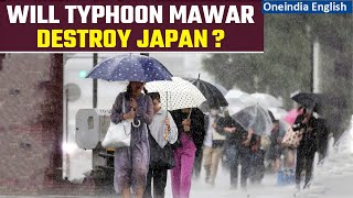 Typhoon Mawar Japan braces for destruction as storm intensifies and warnings issued  Oneindia News [upl. by Koralle]