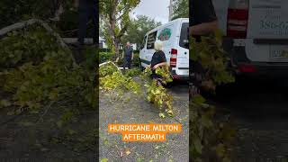 HURRICANE MILTON AFTERMATH NEAR DAYTONA BEACH hurricanemilton floridahurricane hurricane2024 [upl. by Yesnyl]