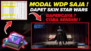 MODAL WDP LANGSUNG DAPET SKIN STAR WARS BEBAS PILIH  TRIK HEMAT DAPATIN SKIN STAR WARS MLBB 2024 [upl. by Villiers80]