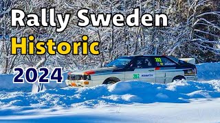 Rally Sweden Historic 2024 SS10 Sarsjöliden [upl. by Linnie832]