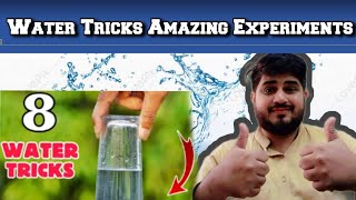 Reaction  8 Amazing Water Experiments at Home  Easy Science Experiments With Water [upl. by Trahurn633]