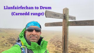 Llanfairfechan to Drum summit Carnedd range  Snowdonia National Park [upl. by Airod]