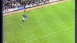 Everton 7 Southampton 1 Gary Speed hattrick 1996 [upl. by Ecnadnak]