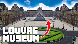 I built the Louvre in Minecraft [upl. by Yesak90]