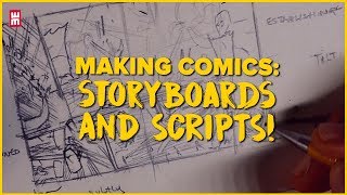 MANGA Storyboards from Script SECRET TIPS for Making Comics [upl. by Rosenquist]