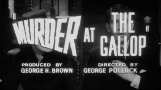 Murder At The Gallop 1963  Trailer [upl. by Emelina]