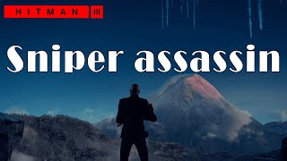 Hitman 3  Sniper in Hokkaido Sniper assassin [upl. by Brody]