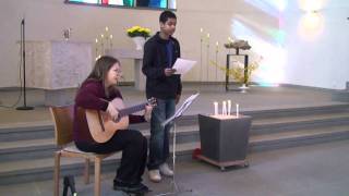 Sonja und Tshanda Sangwa singen im Gottesdienst in Gümligen [upl. by Lindsy]