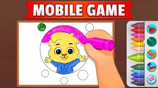 Coloring Games Coloring Book Painting Glow Draw By RV AppStudios English [upl. by Ateuqirne961]